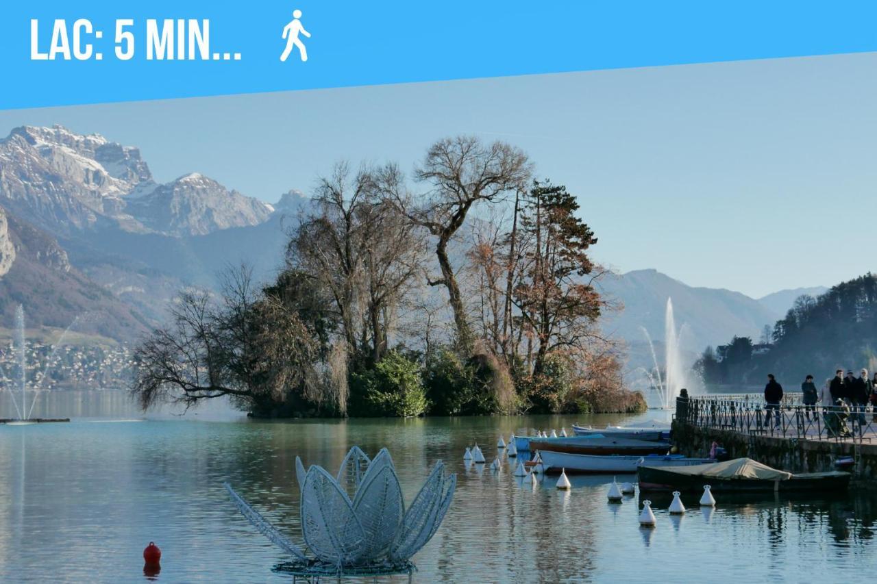 Le Paquier - Mycosyapart, Vieille Ville, Calme, Lac 100M, Netflix Annecy Kültér fotó