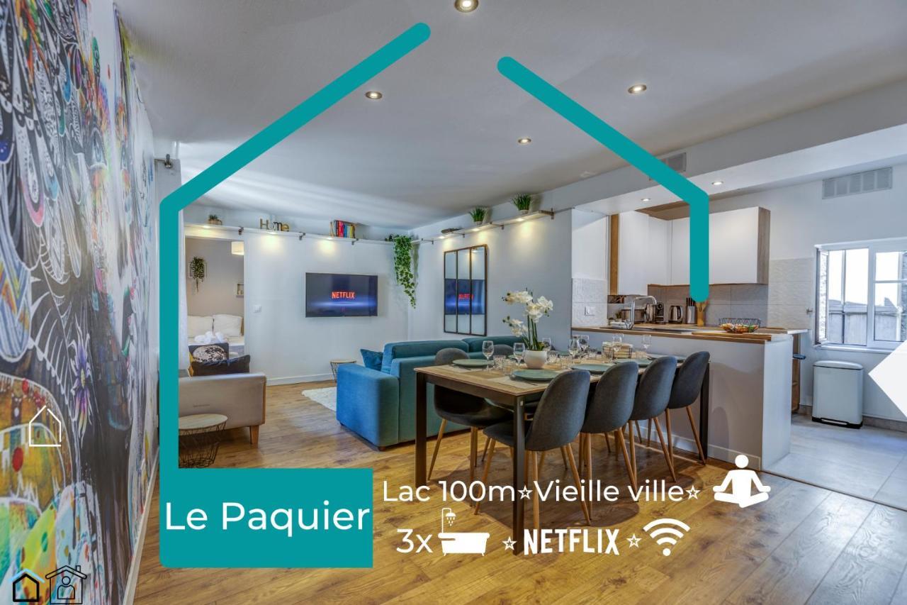 Le Paquier - Mycosyapart, Vieille Ville, Calme, Lac 100M, Netflix Annecy Kültér fotó